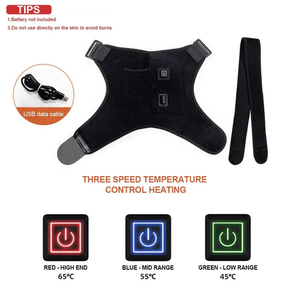 Abrazo® — calor terapéutico en hombros